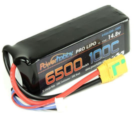 Power Hobby - 4S 14.8V 6500mAh 100C Lipo Battery w XT90 Plug Soft Case - Hobby Recreation Products