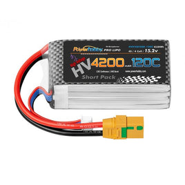Power Hobby - 4S 15.2V 4200mah 120C GRAPHENE + HV Lipo Battery w XT90 Plug - Hobby Recreation Products