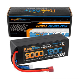 Power Hobby - 4S 15.2V 9000mAh 120C Graphene LiPo Battery w/ Deans Plug - Hobby Recreation Products