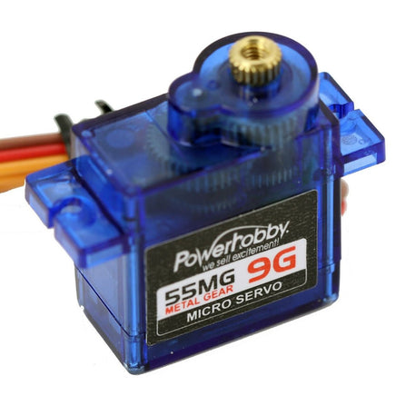 Power Hobby - 55MG Economy Sub Micro Servo .11sec/27oz @ 6.0V - Hobby Recreation Products