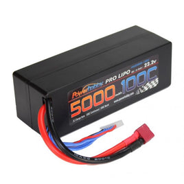 Power Hobby - 6S 22.2V 5000MAH 100C Hard Case Lipo Battery, w/ Deans T-Plug Connector - Hobby Recreation Products