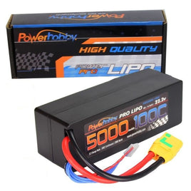 Power Hobby - 6S 22.2V 5000MAH 100C Hard Case Lipo Battery, w/ XT90 Plug - Hobby Recreation Products