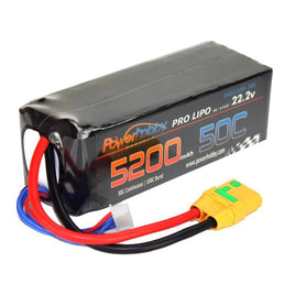 Power Hobby - 6S 22.2V 5200MAH 50C Soft Case Lipo Battery, w/ XT90 Plug - Hobby Recreation Products