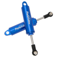 Power Hobby - 80mm Promatics Two Stage Internal Spring Shocks, Blue, 2 Shocks - Hobby Recreation Products