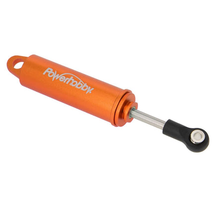 Power Hobby - 80mm Promatics Two Stage Internal Spring Shocks, Orange, 2 Shocks - Hobby Recreation Products