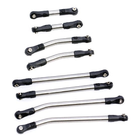 Power Hobby - 8pc Stainless Steel High Clearance Links Set, Axial SCX24 90081 / Betty - Hobby Recreation Products