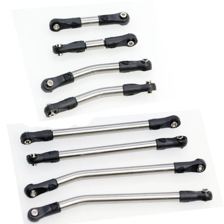 Power Hobby - 8PC Stainless Steel High Clearance Links Set, For Traxxas TRX-4M - Hobby Recreation Products