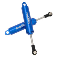 Power Hobby - 90mm promatics Two Stage Internal Spring Shocks, Blue, 2 Shocks - Hobby Recreation Products