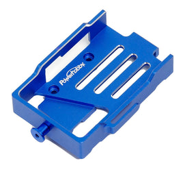Power Hobby - Aluminum Batterty Mount Plate, for Traxxas TRX-4M, Blue - Hobby Recreation Products