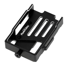 Power Hobby - Aluminum Battery Mount Plate, for Traxxas TRX-4M, Black - Hobby Recreation Products