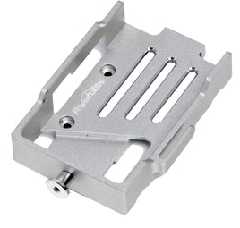 Power Hobby - Aluminum Battery Tray Mount Plate, for Traxxas TRX-4M, Silver - Hobby Recreation Products