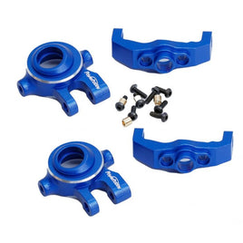 Power Hobby - Aluminum C Hub and Steering Knuckles Blue Traxxas TRX-4M - Hobby Recreation Products