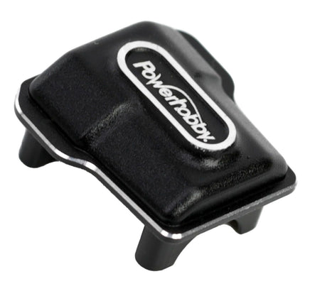 Power Hobby - Aluminum Front / Rear Axle Diff Cover, for Traxxas TRX-4M, Black - Hobby Recreation Products