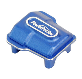 Power Hobby - Aluminum Front / Rear Axle Diff Cover, for Traxxas TRX-4M, Blue - Hobby Recreation Products