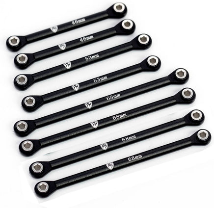 Power Hobby - Aluminum Suspension Link Set, for Traxxas TRX-4M, Black - Hobby Recreation Products