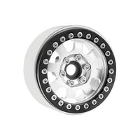 Power Hobby - B1 Aluminum 1.9 Beadlock Wheels 9mm Hubs, Silver, for 1/10 Rock Crawler, 4pcs - Hobby Recreation Products