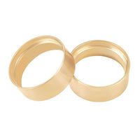 Power Hobby - Brass 1.0" 1.9 Wheels Clamp Rings, 2pcs - Hobby Recreation Products