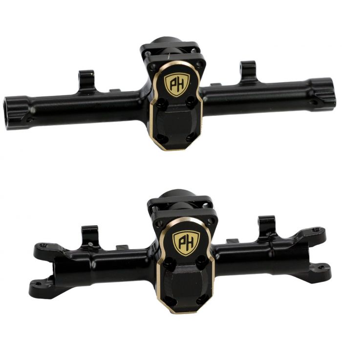 Brass Front/Rear Axle Housing w/Covers, for Axial SCX24 Jeep| Hobby ...