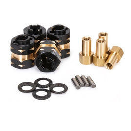 Power Hobby - Extended Hex Hubs Wheel Spacers, +5mm, Axial SCX24 - Hobby Recreation Products