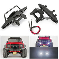 Power Hobby - Front and Rear Bumper with Lights, for Traxxas TRX-4M - Hobby Recreation Products