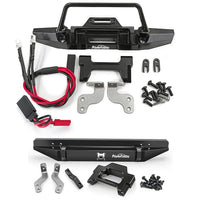 Power Hobby - Front and Rear Bumper with Lights, for Traxxas TRX-4M - Hobby Recreation Products