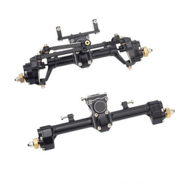 Power Hobby - Front and Rear Portal Axles Housing SCX24 C10 Jeep Bronco - Hobby Recreation Products