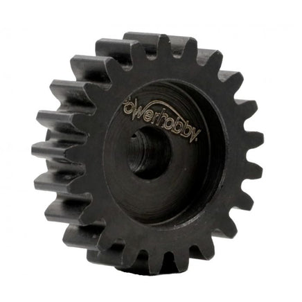 Power Hobby - Hardened Steel 17T Mod1 5mm Pinion Gear with 2 Grub Screws - Hobby Recreation Products