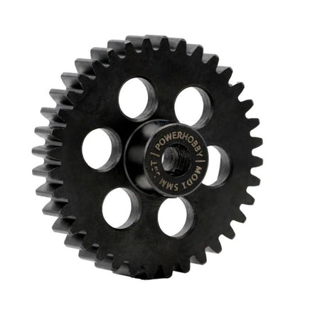 Power Hobby - Hardened Steel 39 Tooth Mod1 5mm Pinion Gear with 2 Grub Screws - Hobby Recreation Products