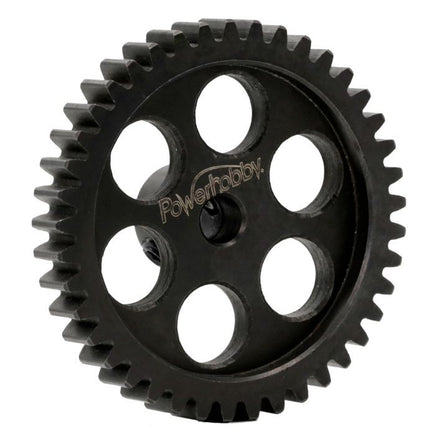 Power Hobby - Hardened Steel 44 Tooth Mod1 5mm Pinion Gear with 2 Grub Screws - Hobby Recreation Products