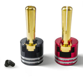 Power Hobby - Heatsink Bullet Plug Grips w/ 4mm Bullets - Hobby Recreation Products