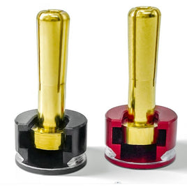 Power Hobby - LowPro Bullet Plug Grips w/4mm Bullets w/ Heatsink - Hobby Recreation Products