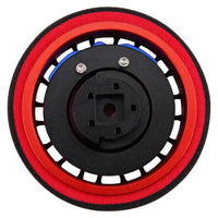 Power Hobby - Metal Steering Transmitter Wheel RED FOR Traxxas TQI Radio - Hobby Recreation Products