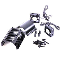 Power Hobby - Power Hobby Heat Sink w/ Twin Tornado High Speed Fans, for 1/8 Motors, Black - Hobby Recreation Products