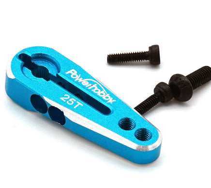 Power Hobby - Powerhobby 25T Aluminum Clamping Servo Horn Blue - Hobby Recreation Products