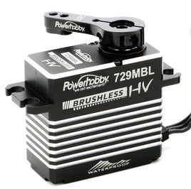 Power Hobby - Powerhobby 729MBL High Voltage Waterproof Brushless Steel Gear Servo, w/ Aluminum Case - Hobby Recreation Products