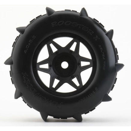 Power Hobby - Rooster X Belted Paddle Sand/Snow Tires, fits 1/5 Traxxas X-Maxx - Hobby Recreation Products