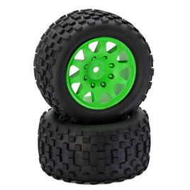 Power Hobby - Scorpion XL Belted Tires / Viper Wheels (2) Traxxas X-Maxx 8S-Green - Hobby Recreation Products
