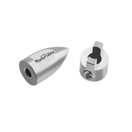 Power Hobby - SS Conical Bullet M4 Prop Nut & Drive Dog, for Traxxas M41 DCB / Spartan - Hobby Recreation Products