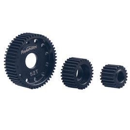 Power Hobby - Steel Locked Transmission Gear Set, for Axial Scx10 / AX10 / Wraith / SMT10, 3pcs - Hobby Recreation Products