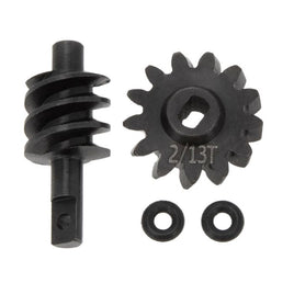 Power Hobby - Steel Overdrive Gears Diff Worm Set 2T/13T, Overdrive 23%, for Axial SCX24 - Hobby Recreation Products