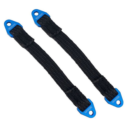Power Hobby - Suspension Travel Limit Straps, 90mm, Blue, 2pcs - Hobby Recreation Products