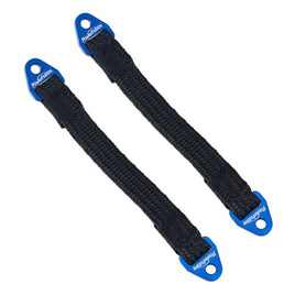 Power Hobby - Suspension Travel Limit Straps, 90mm, Blue, 2pcs - Hobby Recreation Products