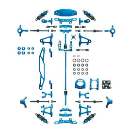 Power Hobby - Tamiya TT-02 Aluminum Upgrade Kit TT02 -Blue - Hobby Recreation Products