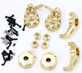 Power Hobby - TRX-4 Brass Upgrade Parts, Steering / Portal / C Hubs / Hexes - Hobby Recreation Products