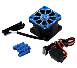 Power Hobby - Twister Castle Mamba XLX ESC High Speed Aluminum Cooling Fan - Blue - Hobby Recreation Products
