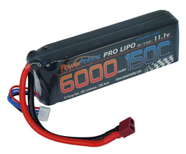 Power Hobby - Xtreme 3S 11.1V 6000MAH 150C-300C Lipo Battery, w/ XT90 Connector - Hobby Recreation Products