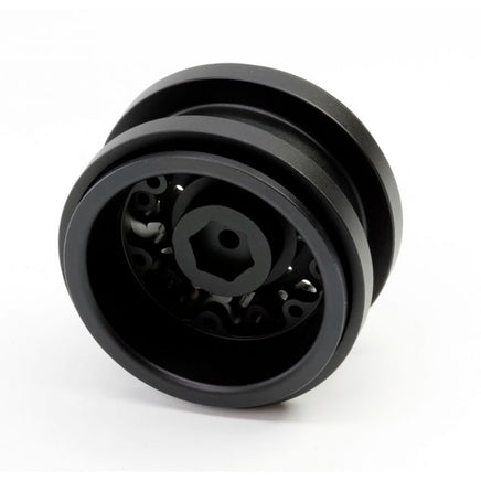 Power Hobby - Z1 Axial SCX6 2.9" CNC Aluminum Beadlock Wheels, Black (4pcs) - Hobby Recreation Products