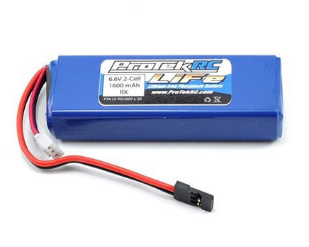 Protek RC - ProTek RC LiFe Mugen & AE Receiver Battery Pack (6.6V/1600mAh) (w/Balancer Plug) - Hobby Recreation Products