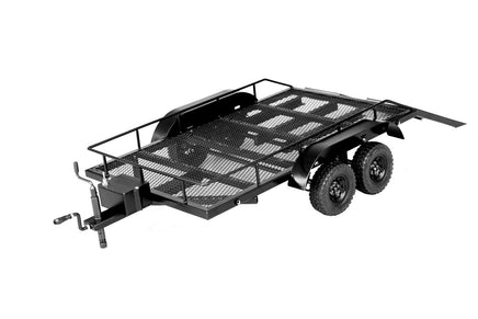 Racers Edge - 1/10 Scale Full Metal Trailer with LED Lights - Hobby Recreation Products