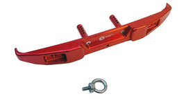 Racers Edge - Aluminum CNC Rear Bumper for Axial SCX6, Orange - Hobby Recreation Products